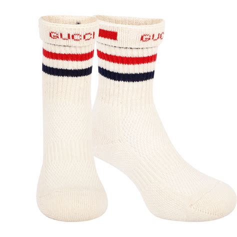 white gucci socks mens|gucci monogram socks.